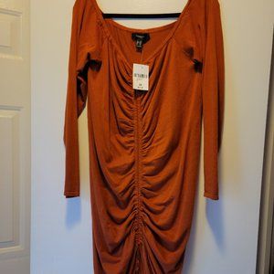Forever 21+ Rust Knit Dress